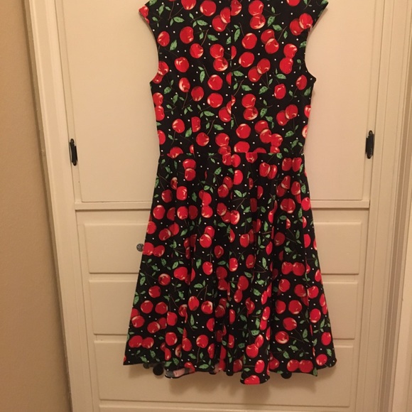 Cherry Pinup Swing Dress BNWT - Picture 5 of 8